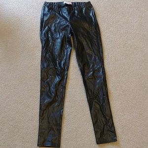 Michael Kors PU leggings